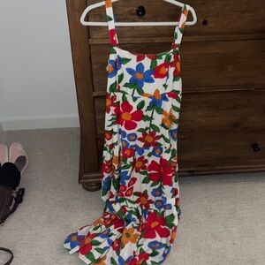 Playful Floral Maxi Dress